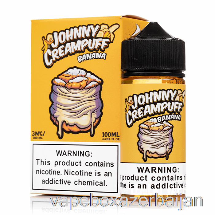 Vape Baku Banana - Johnny Creampuff - 100mL 0mg